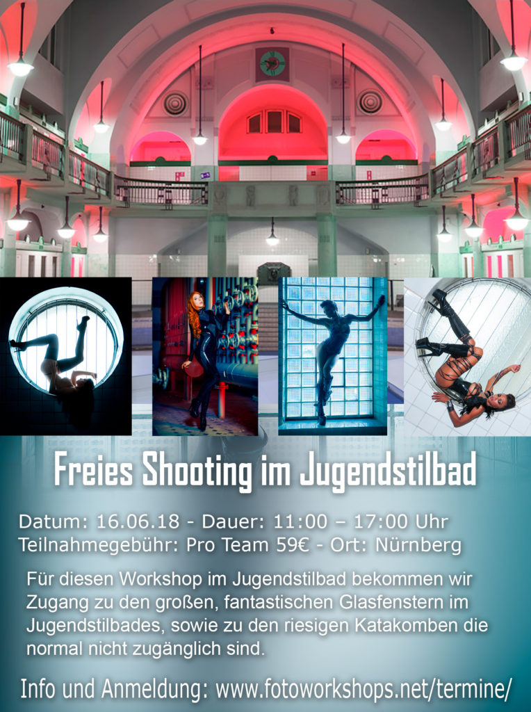 Freies Shooting im Jugendstilbad am 16.6.18